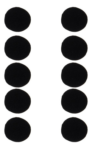5 Pares De Almohadillas De Repuesto Negras Para Sony Mdr-q55