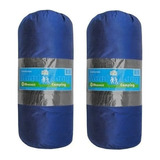 Kit 2 Colchonetes De Solteiro Para Camping Azul - Montlong