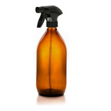 3 Dispensador En Spray Botella  Ámbar  Cristal 500 Ml