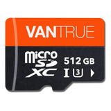 Memoria Microsdxc Vantrue, 512 Gb, Uhs-i 4k, Con Adaptador