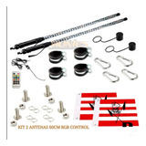 Kit 2 Antenas Rgb 60cm Con Sensor De Sonido Razr Canam