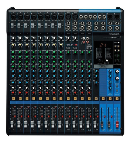 Consola Mixer Sonido Yamaha Mg16-xu / Dolar $45 !!!! Envío Gratis, Dist Oficial