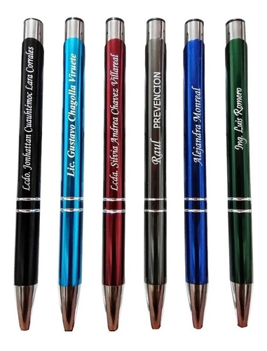 Pluma Boligrafo Personalizada 15 Piezas