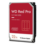 Disco Duro 22tb Wd Red Pro Nas  Wd221kfgx 3.5  7.2k Rpm