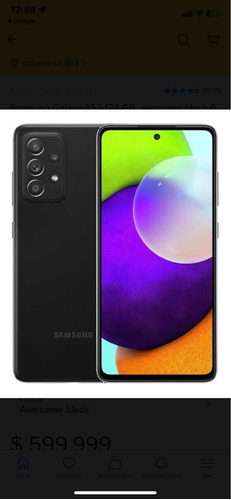 Samsung Galaxy A52 128 Gb 6gb Ram Negro