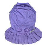 Roupas Cães Cachorro Lolô - Fêmea- Arco Iris - Lilas - Pet 