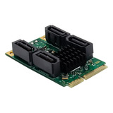 . Tarjeta Adaptadora De Disco Duro Pcie A 4 Sata3.0 De 6