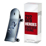 212 Men Heroes Forever Young Edt 90ml - Com Selo Adipec