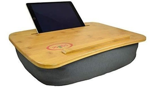 Traybo 2.0 Lap Desk, Bamboo Top Lap Desk Con Almohada P...