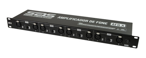 Amplificador Fone Ouvido Af8x 8 Canais Xlr M.e. Santo Angelo
