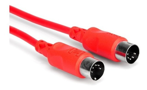 Cable Midi 5 Pines Hosa Rojo 1.5 Metros