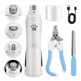 Kit Profesional Lima De Uñas Eléctrica Perro Gato Recargable