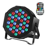 Luces Par De Escenario Recargables U`king Rgb 36 Led Luces A