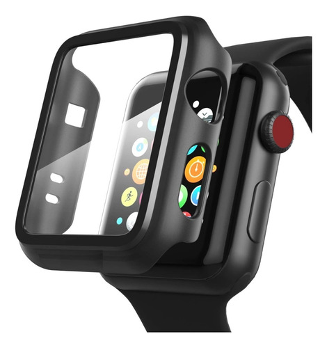 Funda Con Templado 360 Para Apple Watch 38 40 41 42 44 45 Mm