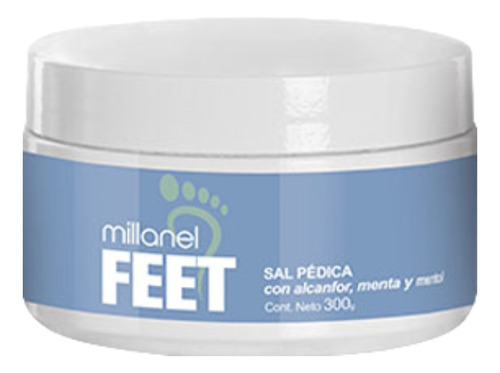 Sal Pédica Para Pies  Millanel Feet Con Alcanfor Y Mentol