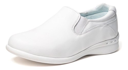 Zapato Blanco Enfermera Piel Borrego Baraldi Confort 1200 