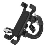 Soporte Para Celular Moto Con Cargador Usb