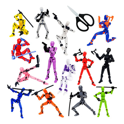 14pcs Figura Articulada Dummy 13 Lucky Muñeco 3d No-armado | Meses sin interés