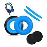 Espuma Azul Para Fone Sennheiser Hd25 / Hd 25 Plus 