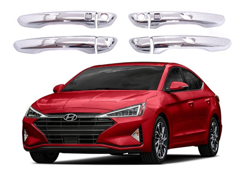 Cubre Manillas Cromada Hyundai Elantra Ad 2018-2020