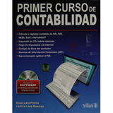 Libro Primer Curso De Contabilidad. Incluye Cd