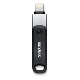 Unidad Flash Sandisk Ixpand Go De 256 Gb Para iPhone, Sdix60n Para Prata/preto Pendrive (lightning-usb/a Stick)