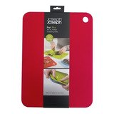 Set Tablas X 3 Joseph Joseph Carne Verduras Pescado Cocina Color Rojo Pop-chopping