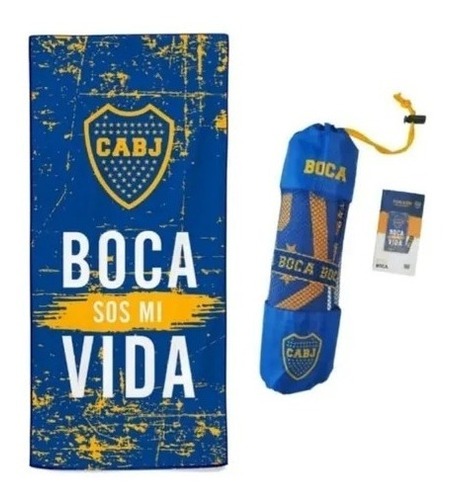 Toallon Boca  Secado Rapido Futbol Microfibra Playero 