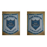 Banderin Grande 40cm Club San Martin Cipolletti