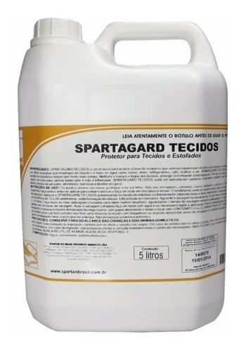 Protetor Tecido E Estofados 05 Lts Spartagard 