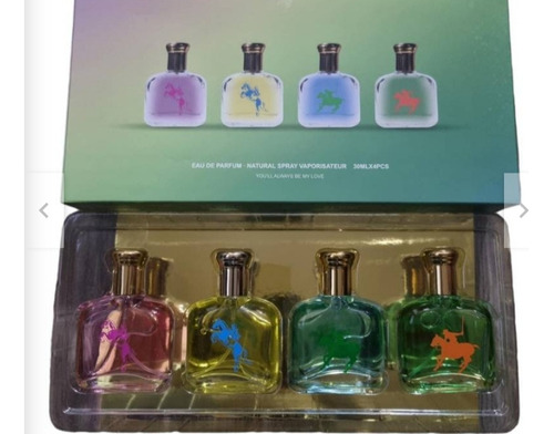 Pack De 4 Perfumes Alternativos De 30ml Hombre Y Mujer