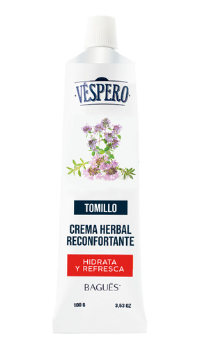 Bagues Vespero Crema Herbal Reconfortante De Tomillo 100 Gr