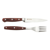 Set De Asado Cuchillo Tenedor Stolberg Ideal Regalo Premium