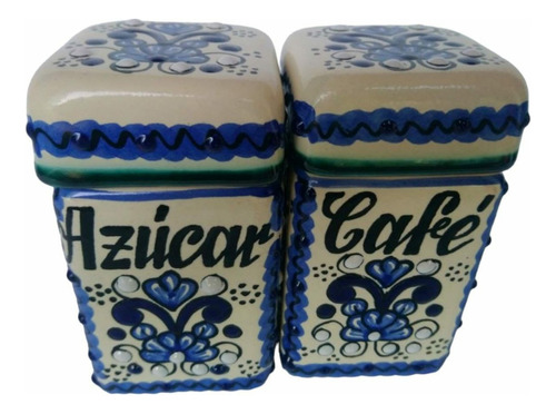 Set Azúcar/café De Talavera Tradicional - Arteimperyal. 