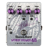 Pedal Preamp Tech 21  Sansamp Street Driver 48 Para  Bajo 