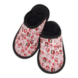 Pantufa Infantil Senza Spina Estampa Corujinha