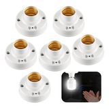 6pc Socket Con Sensores De Movimiento 360° Y Luminosidad E27