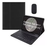 Funda+teclado Con Ñ+ratón Para Lenovo Tab M11 Tb-330fu 11''