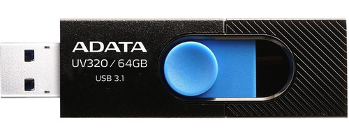 Memoria Usb Adata Uv320 Auv320-64g-rbkbl 64gb Usb 3.1