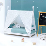 Cama Tipi Montessori Pintada 140x80 Tuo Amore