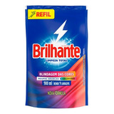 Sabão Líquido Brilhante Limpeza Total Refil 900ml - Embalage