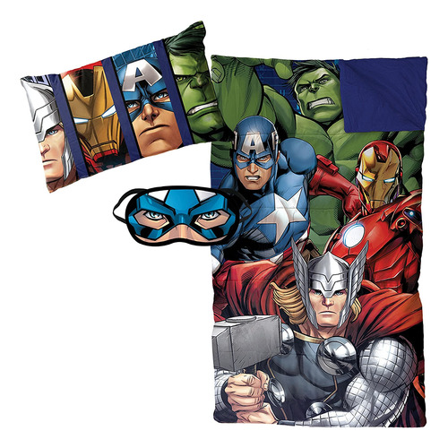 Marvel Avengers Assemble - Juego De Pijamas De Felpa De 3 Pi