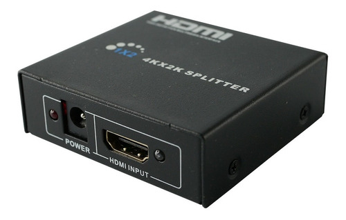 Splitter Hdmi 1x2 Activo 3d 2k 4k Duplica La Imagen Divisor