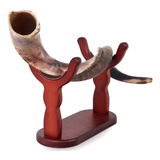 Halelluyah - Cuerno Kudu Shofar De Israel Con Soporte Decor.