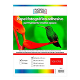 Papel Foto Matte Adhesivo Permanente Nobucolor Carta 108 Gr.