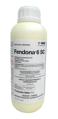 Insecticida Fendona 6sc Basf 1l Hormigas Cucarachas Oferta