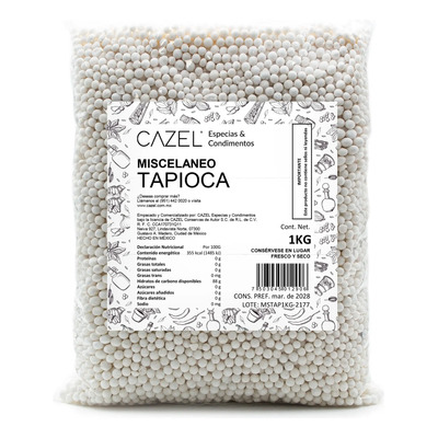 Tapioca Natural Premium 1kg | MercadoLibre