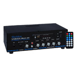 Cabeçote Amplificado Sheldon Sa8000 Muiti-uso Bluetooth Cor Preto Potência De Saída Rms 40 W 110v/220v