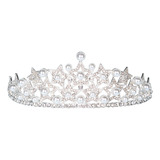 Tiaras Doradas Vintage Y Coronas De Perlas Para Novias Blanc