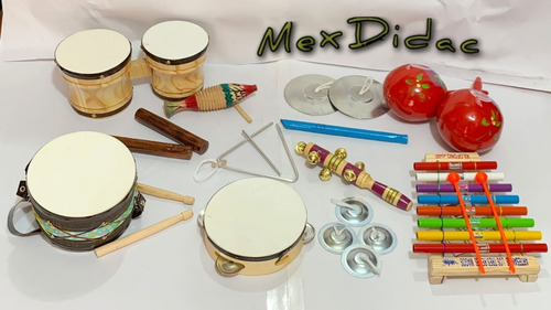 Instrumentos Musicales Didácticos, Kit Con 12pz Envío Gratis